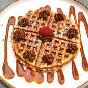 Milk Caramel Waffle